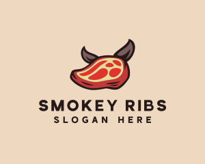 Pork Steak Dog logo design