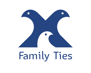 Pigeon Family Bird logo design