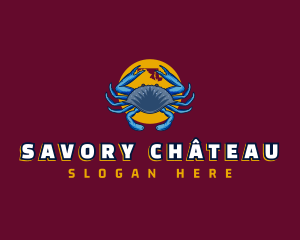 Seafood Crab Maryland logo design