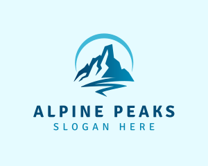 Mountain Peak Travel logo design