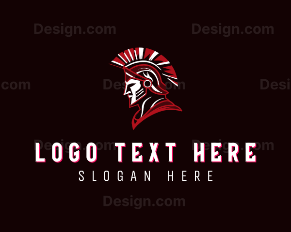 Gladiator Medieval Spartan Logo