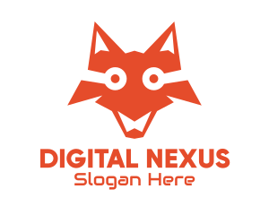 Digital Orange Fox logo design