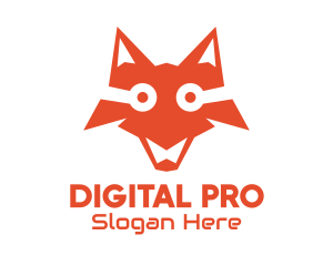 Digital Orange Fox logo design