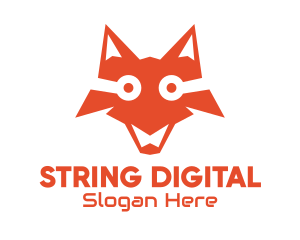 Digital Orange Fox logo design