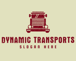 Truck Logistics Transport logo design