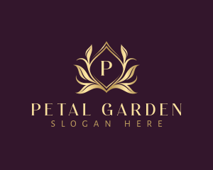 Luxury Floral Leaves logo design