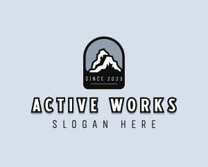 Summit Mountain Peak logo design