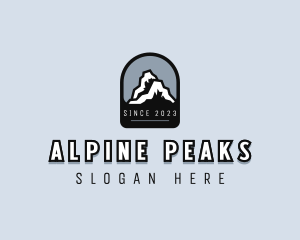 Summit Mountain Peak logo design