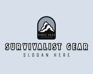 Summit Mountain Peak logo design