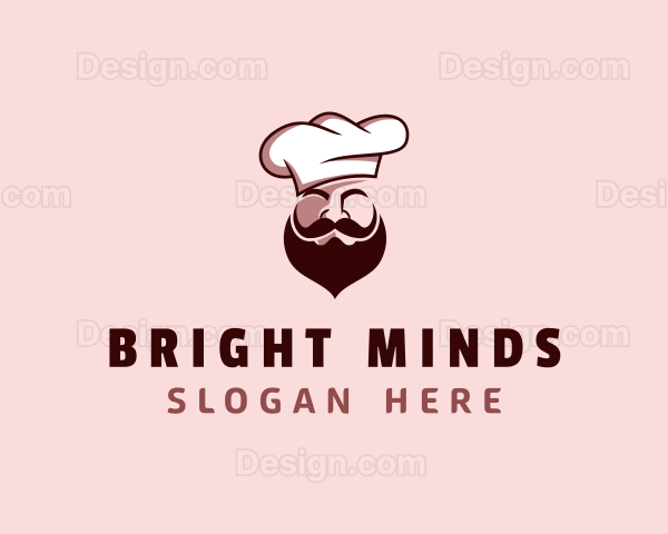 Restaurant Chef Beard Logo