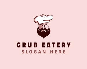 Restaurant Chef Beard logo design