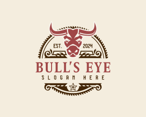 Rodeo Bull Horn logo design