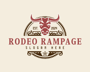 Rodeo Bull Horn logo