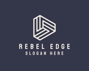 Modern Geometric Triangle logo