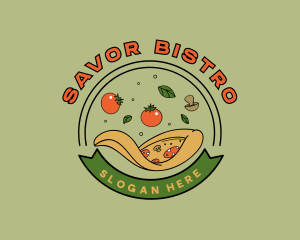 Pizza Restaurant Pizzeria logo design