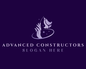 Flower Hand Spa logo design