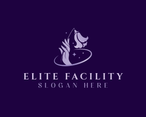 Flower Hand Spa logo design