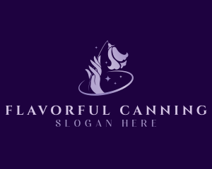 Flower Hand Spa logo design