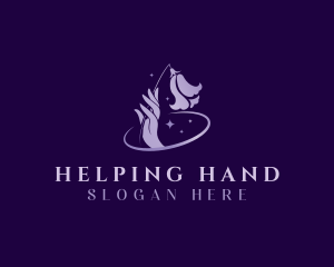 Flower Hand Spa logo design