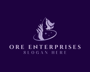 Flower Hand Spa logo design