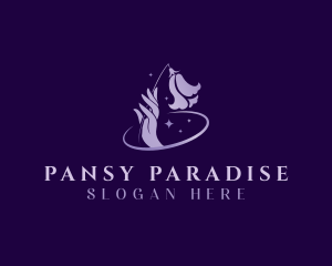 Flower Hand Spa logo design