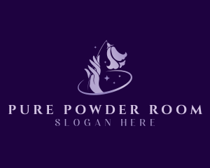 Flower Hand Spa logo design