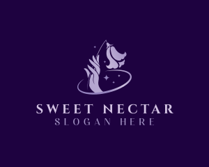 Flower Hand Spa logo design