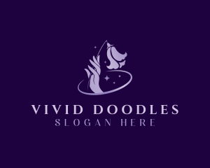 Flower Hand Spa logo design