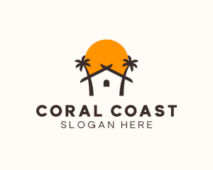 Vacation Beach Coast Resort  logo design