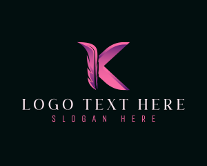 Feather Publishing Letter K Logo