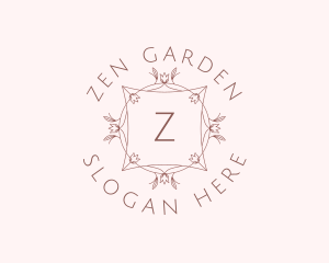 Floral Wreath Garden logo design