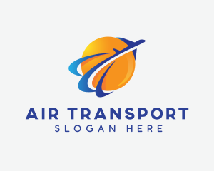 Travel Airline Plane logo design