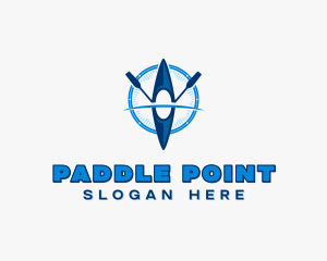 Kayak Paddle Fitness logo design