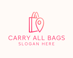 Bag Location Pin logo