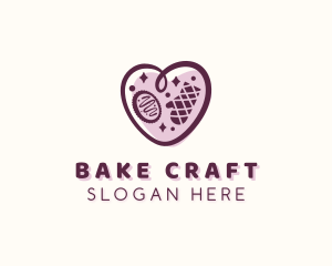 Baking Mittens Cookie  logo design