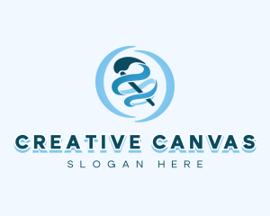 Creative Paintbrush Studio logo design