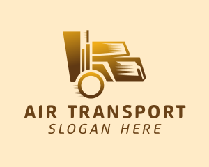 Golden Moving Truck logo design