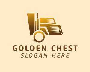 Golden Moving Truck logo design