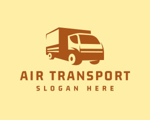 Delivery Courier Truck logo design