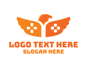 Fortnite - Orange Hawk Gaming logo design