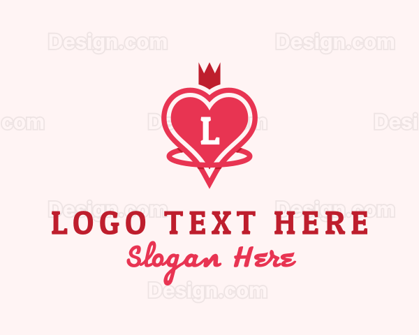 Royal Heart Love Logo