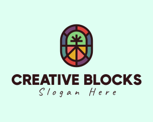 Church Mosaic Glass  logo design