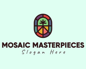 Church Mosaic Glass  logo design