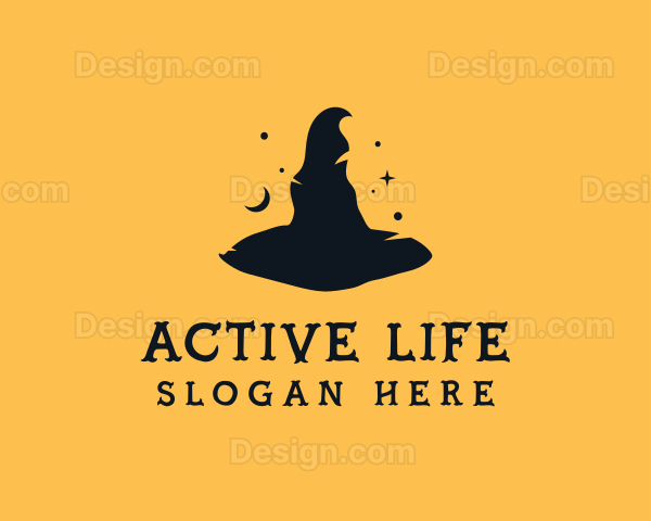 Witch Hat Wizard Logo