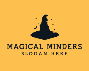 Witch Hat Wizard logo design