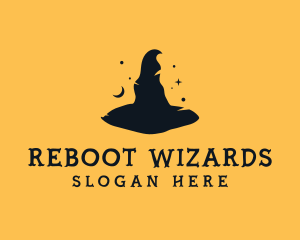 Witch Hat Wizard logo design