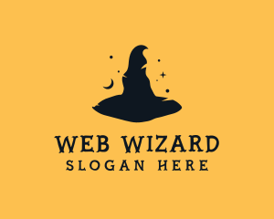 Witch Hat Wizard logo design