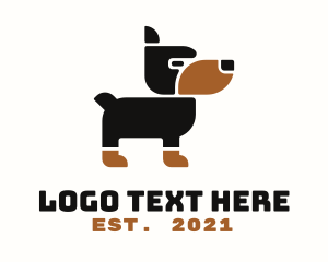 Doberman Dog Veterinarian logo