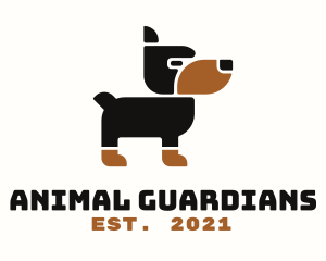 Doberman Dog Veterinarian logo