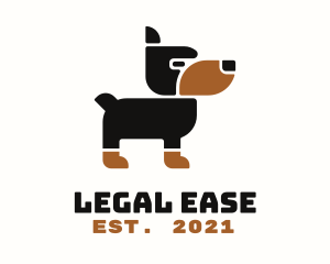Doberman Dog Veterinarian logo